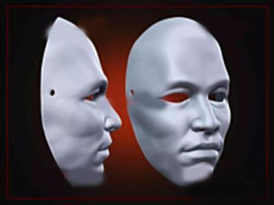 Hellbound Mask for Cosplay - Halloween Costume