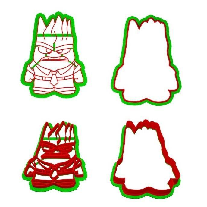 ANGER IN FLAMES INSIDEOUT DISNEY COOKIE CUTTER AND STAMP KIDS