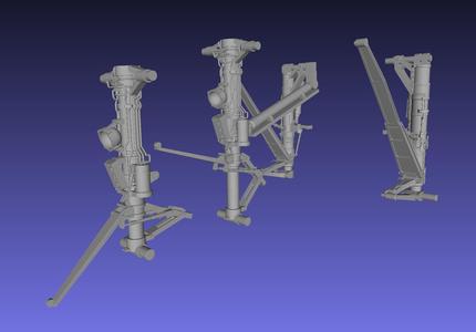1/72 F-14 landing gear set for GWH kits
