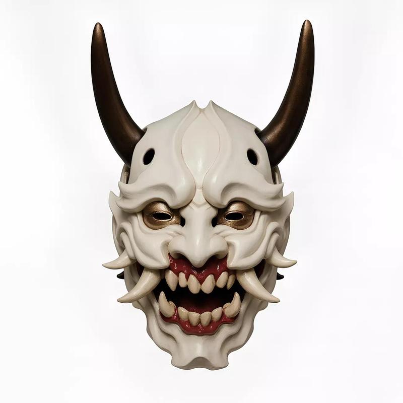 Japanese White Fang Oni Beast Hannya Nipponese mask toy