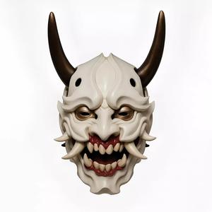 Japanese White Fang Oni Beast Hannya Nipponese mask toy