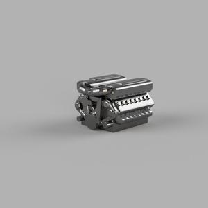 1/64 W16 Bugatti Engine for Hotwheels or Matchbox
