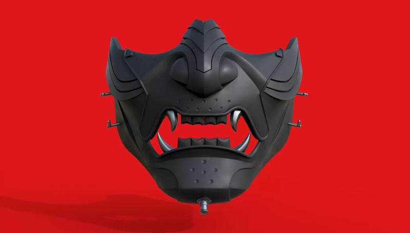 Jin Sakai Oni Mask - Ghost of Tsushima Cosplay Prop