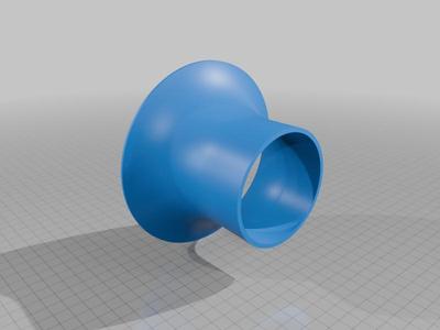 Air Duct Bellmouth "Velocity Stack" 76mm 3"