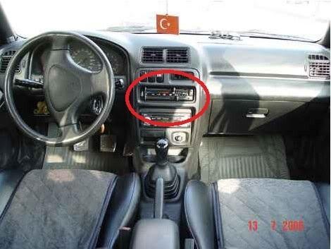 mazda lantis 323f air conditioner control panel