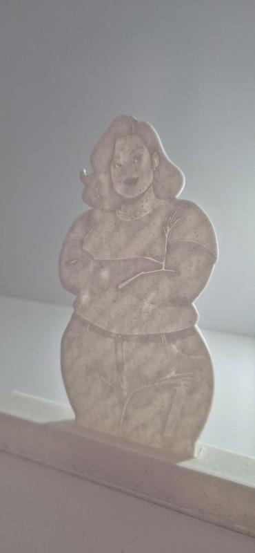 Curvy Girl – 3D Printed Figurine