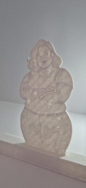Curvy Girl – 3D Printed Figurine