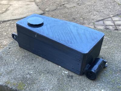 Miata washer bottle relocation