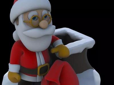 Pose 03 - Santa on the Roof
