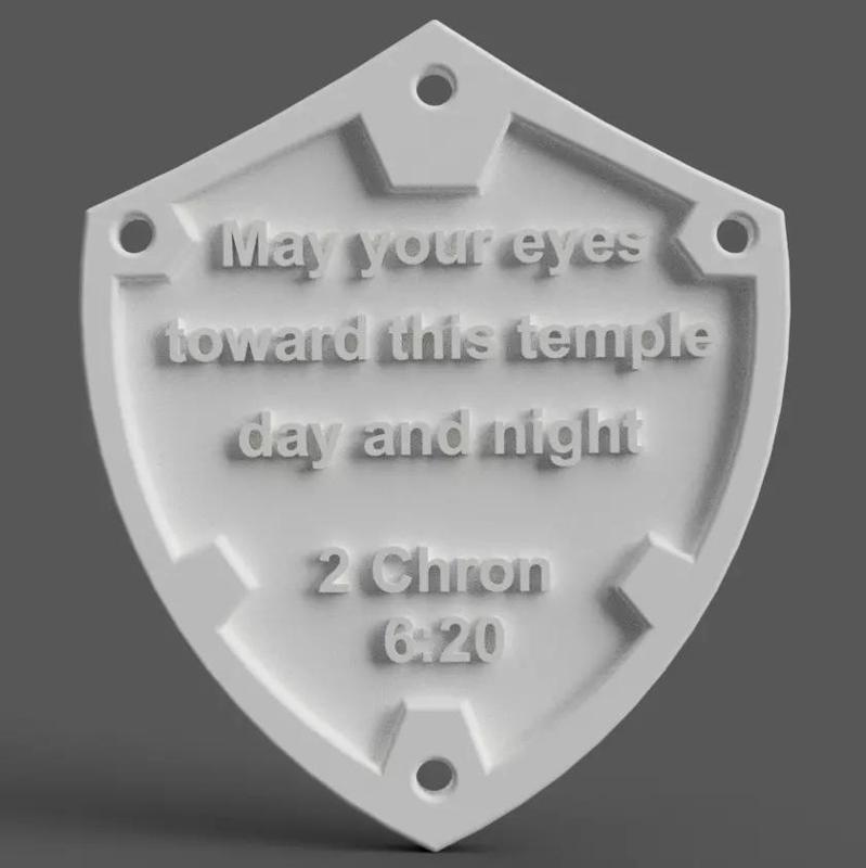 shield medal - pendant - keychain wall art - wall sign