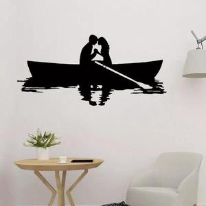 Couple on The Boat Wall Design