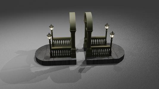 1900s Subway Entrance Bookend