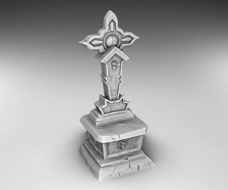 tombstones gravestone with cross on top