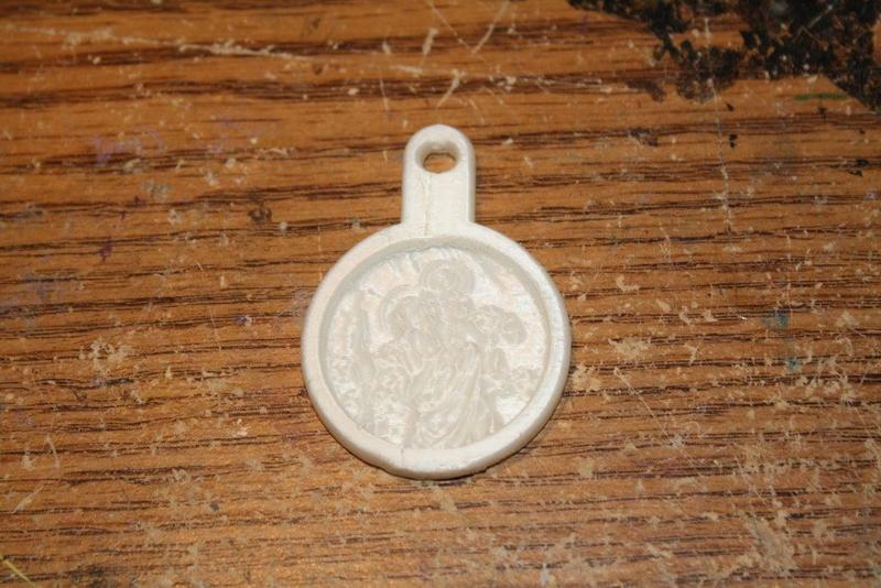 Saint Christopher Medallion Lithophane