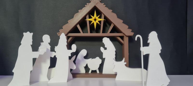 CHRISTMAS NATIVITY SCENE - crex