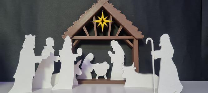 CHRISTMAS NATIVITY SCENE - crex