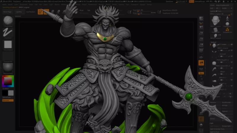 BROLY model for 3d printing