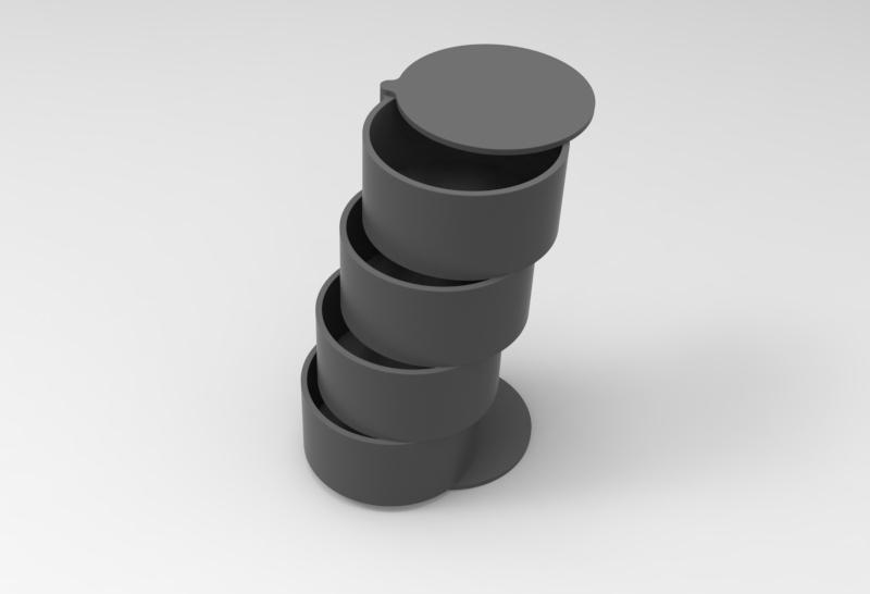 Versatile 3D-Printable Vegetable Storage Stand | Kitchen Organizer