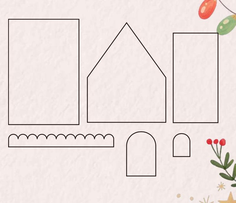 CHRISTMAS HOUSE COOKIE CUTTER