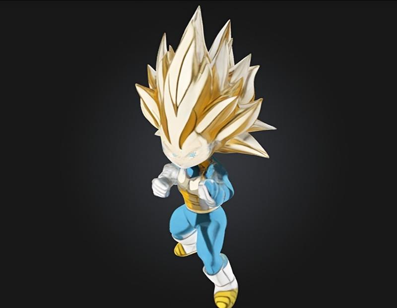 Daima Vegeta SSJ3 - 3D Model