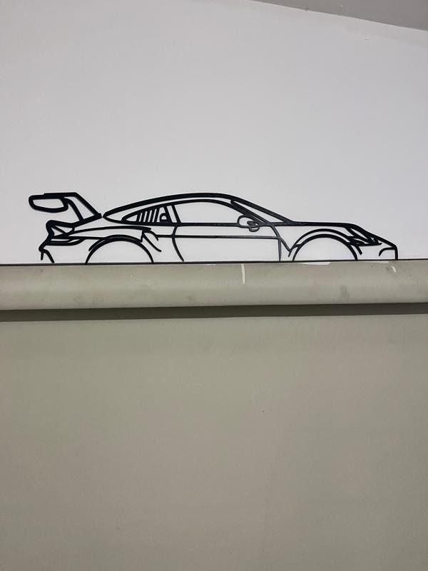 Porsche 911 GT3 RS Silhouette (4 Parts) 75 cm