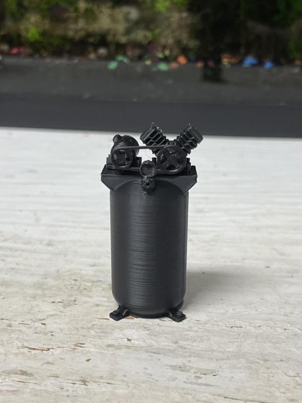 Shop Air Compressor Diorama Display 1-25 Scale Model Car Accessories