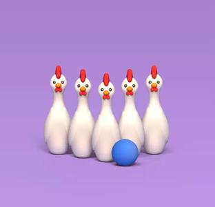 Chicken Bowling