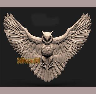 owl 1, STL model, CNC router engraver, artcam, aspire, cnc files, wood, art, wall decor, CNC