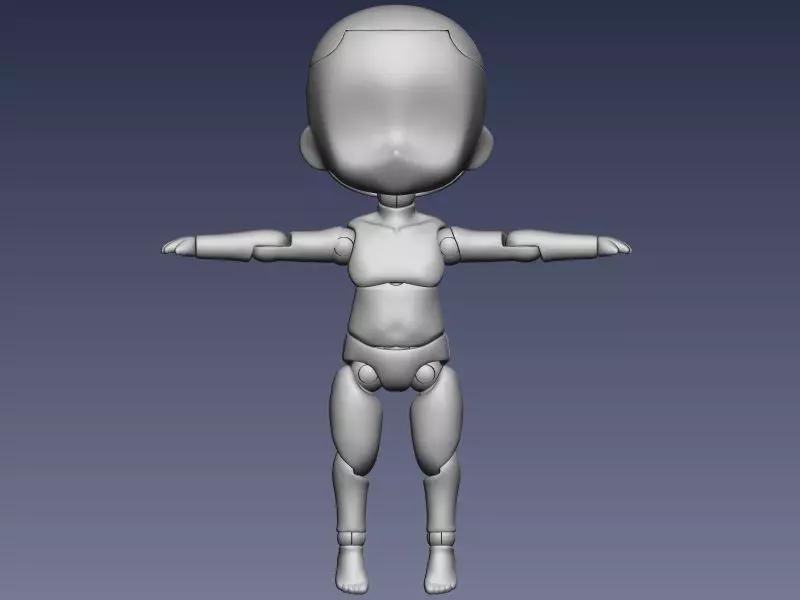 Chibi Nendo doll body articulated