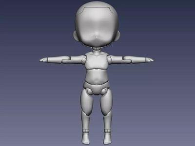 Chibi Nendo doll body articulated