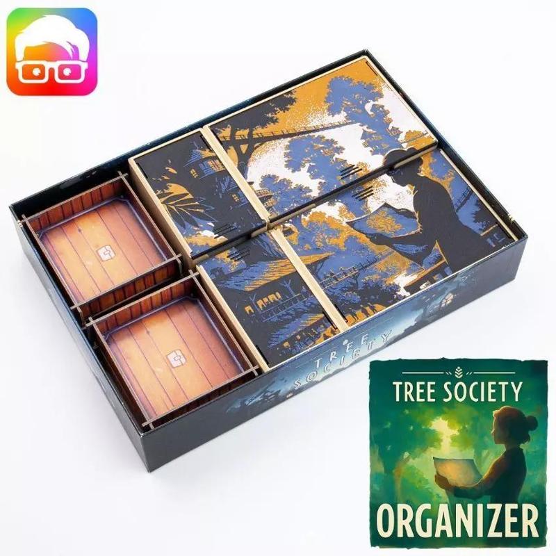Tree Society board game organizer by ammedia3d