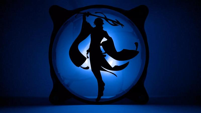 Genshin Impact Kamisato Ayato PC fan cover