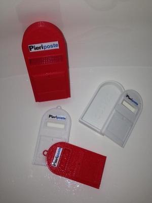 Mailbox  key chain and box - Cassetta Posta portachiavi e scatolina apribile ( CODI e Pieri Poste )