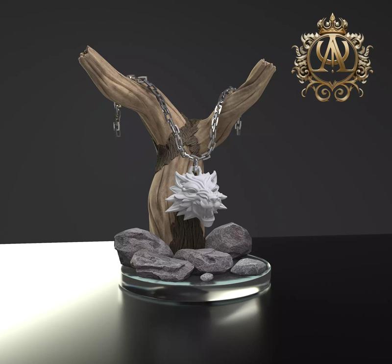Wolf Medallion4