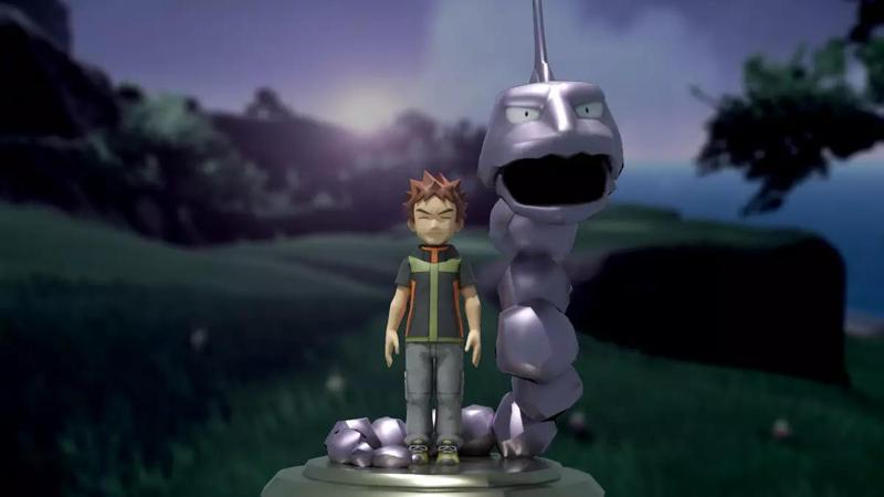 BROCK AND ONIX BROCK ONIX POKEMON FIGURE FOR PRINT