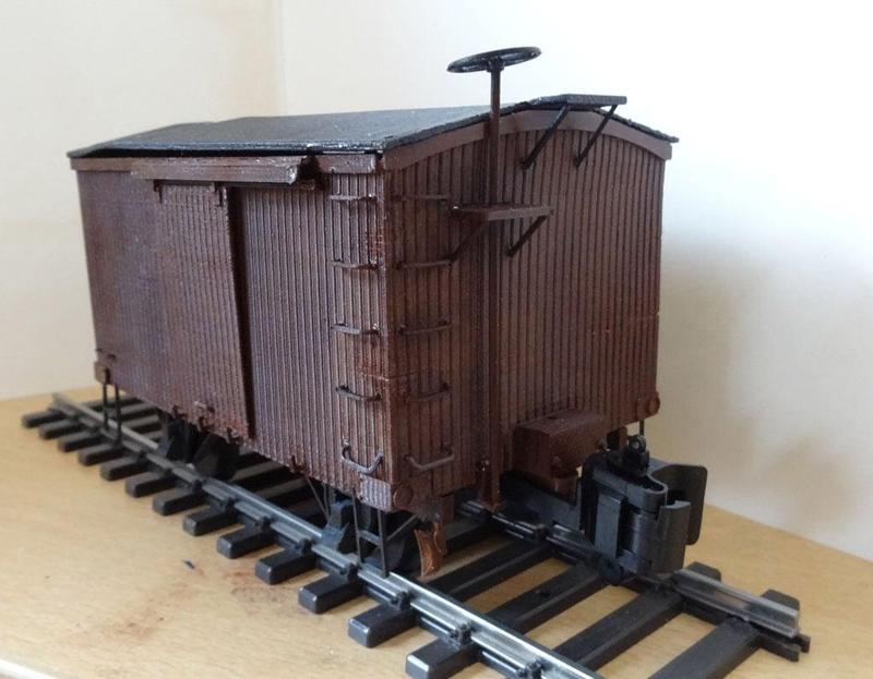 US Vintage Boxcar 1/32