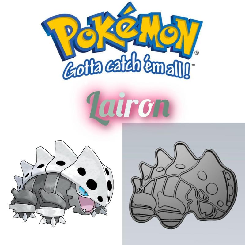 AMAZING POKEMON lairon COOKIE CUTTER STAMP CAKE DECORATING