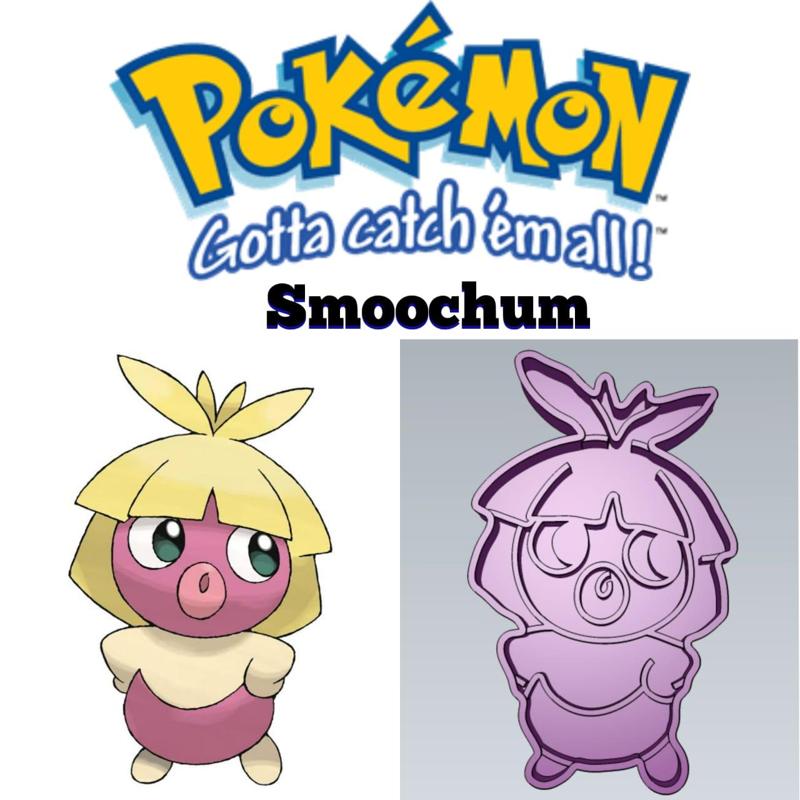 AMAZING POKEMON Smoochum COOKIE CUTTER STAMP CAKE DECORATING