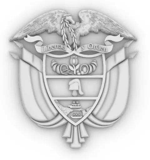 Escudo de Colombia 3d model - Coat of Arms Colombia