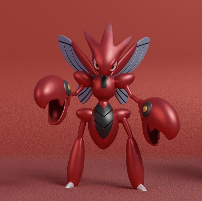Pokemon - Scizor with 2 poses