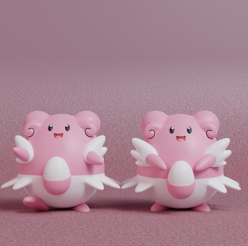 Pokemon - Blissey with 2 poses