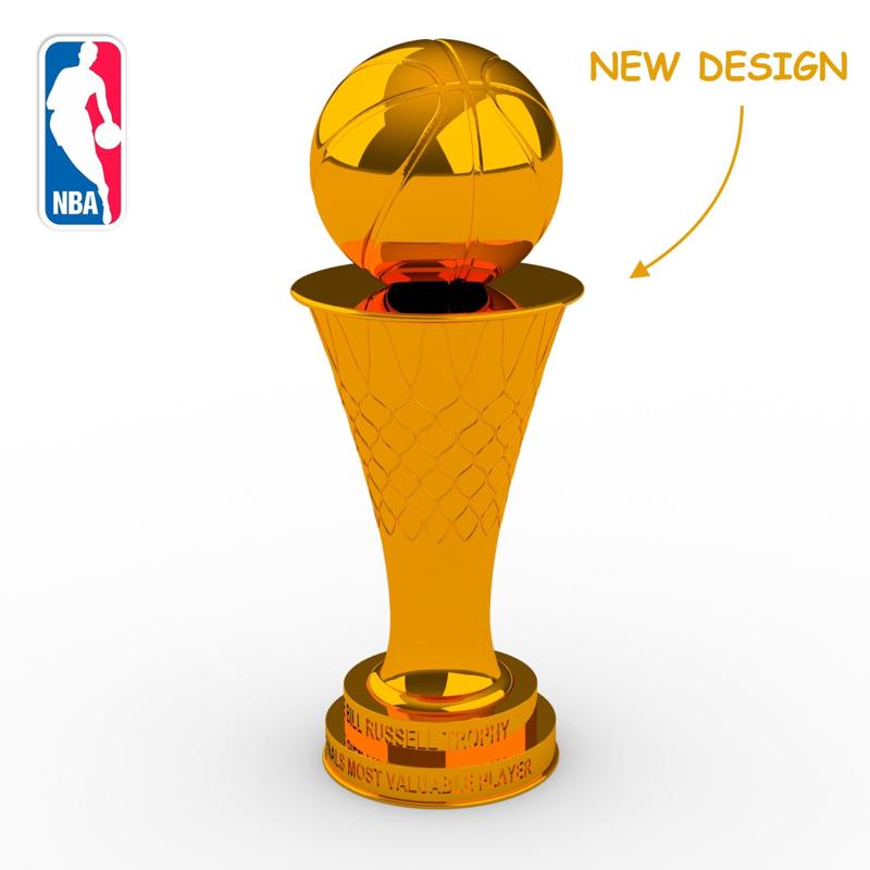 NEW NBA MVP FINALS TROPHY - Bill Russell