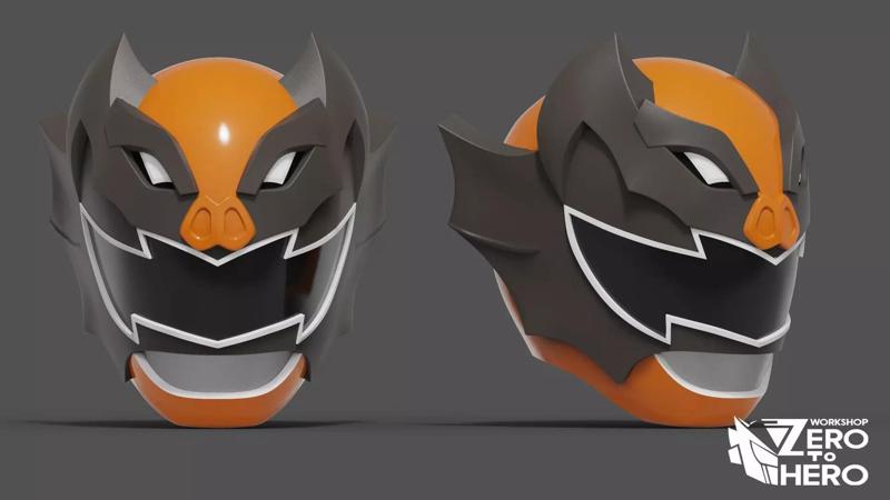 Power Ranger Wild Force Bat Helmet