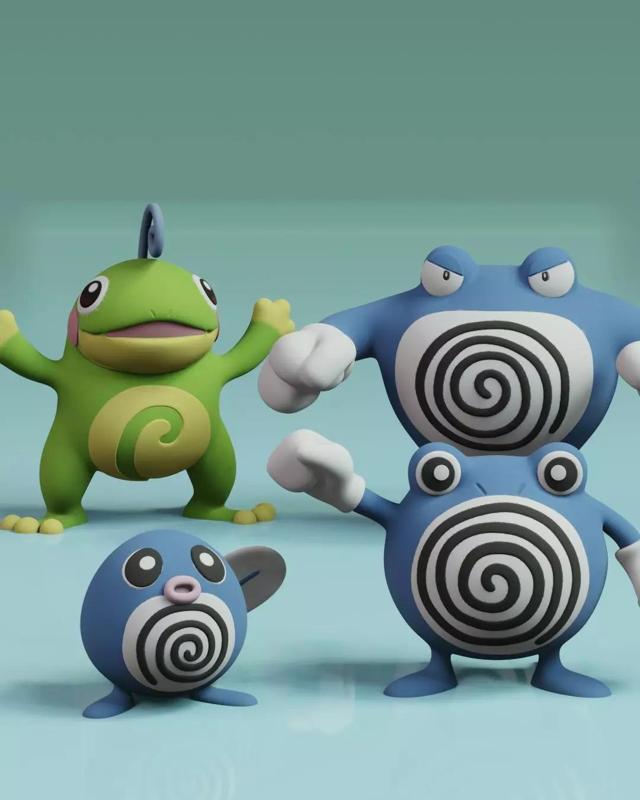Poliwag Evolution Pack Pokemon Fanart