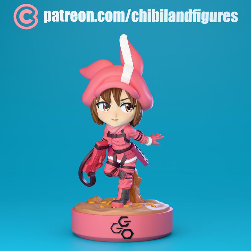 Llenn Sao Funko -  Gun Gale Fanart