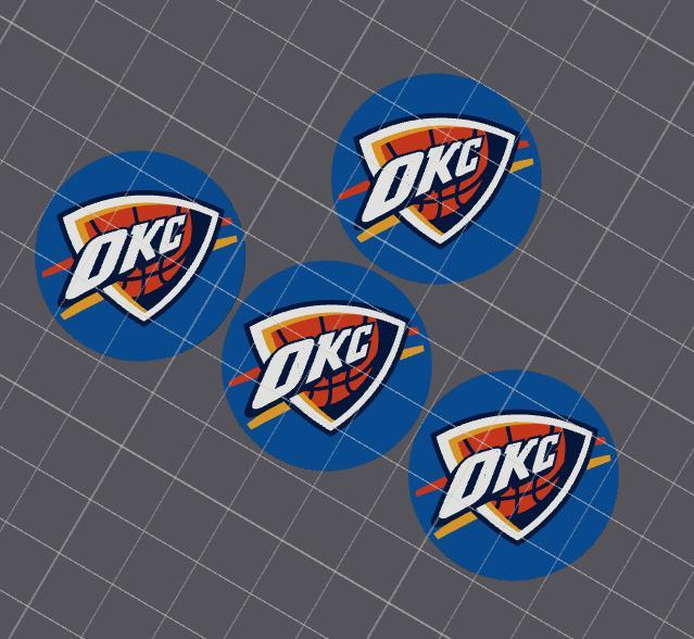 NBA - Oklahoma City Thunder tire valve stem cap