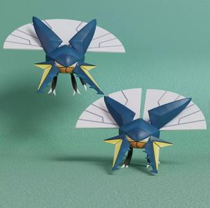 Pokemon - Vikavolt with 2 poses
