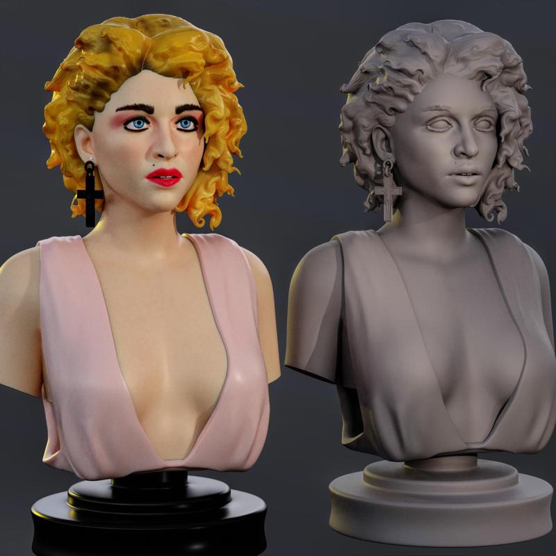 Madonna 80s Bust
