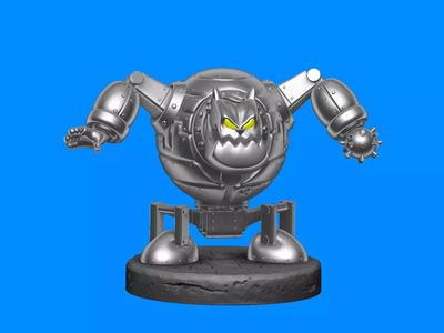 Robot Fat Cat for 3D printing STL