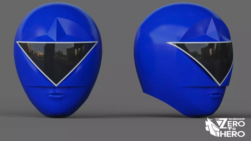 Power Ranger Zeo Blue Helmet